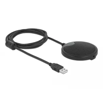 Konferenčný mikrofón DeLOCK USB kondenzátorový mikrofón omnidirekčný