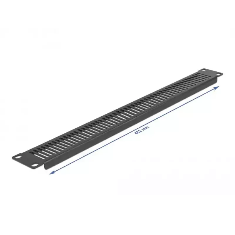 Vetraný slepý kryt DeLOCK 19 inch panel sieťového rozvádzača 66670