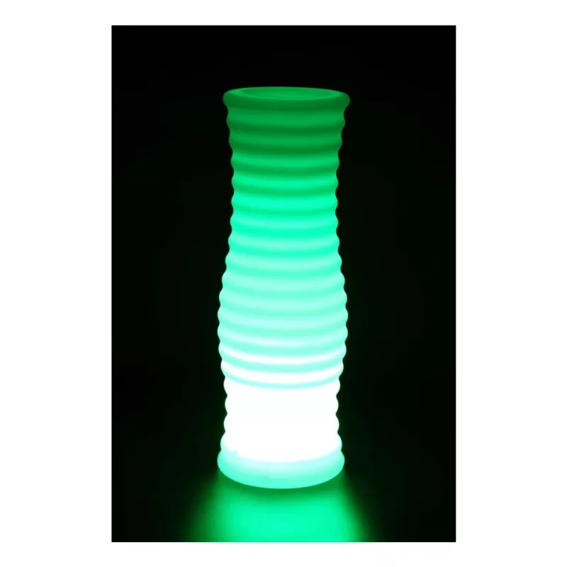 Techly I-LED kvetináč biely plast 1 ks