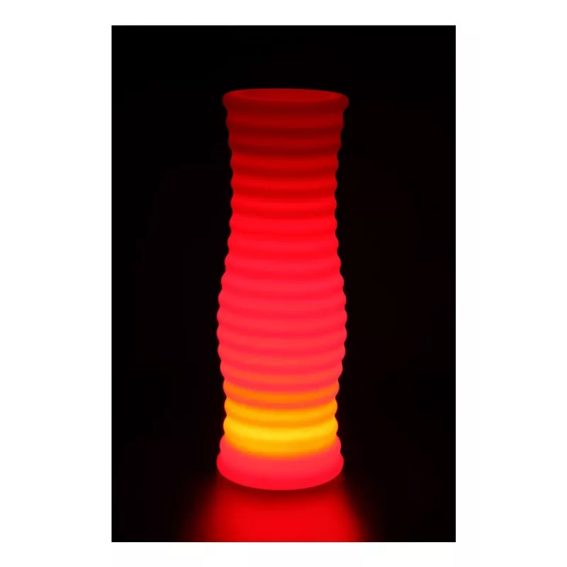 Techly I-LED kvetináč biely plast 1 ks
