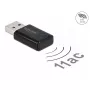 Sieťová karta DeLOCK 12550 WLAN USB dvojpásmová Wi-Fi 5