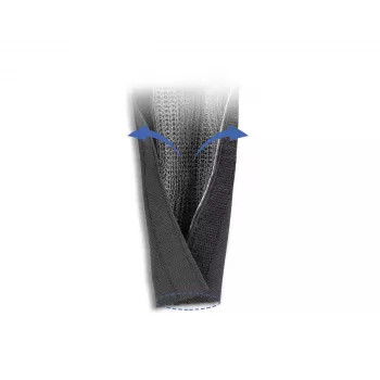 DeLOCK EMI tieniace opletenie 1 m x 30 mm čierne
