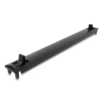 Racková zaslepovacia lišta DELOCK 67208, ABS plast, čierna, 1U
