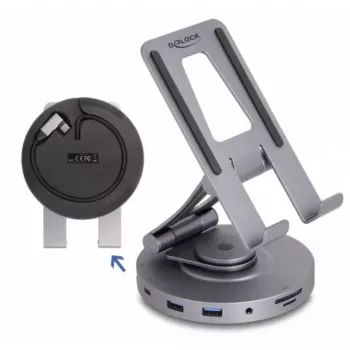 DeLOCK dokovacia stanica pre tablet a notebook 4K HDMI USB hub SD Micro SD PD 3.0