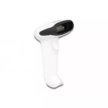 Ručný čítač kódov DeLOCK 90587 1D 2D bezdrôtový Bluetooth USB biely
