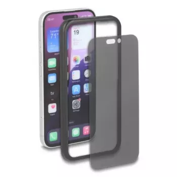 Ochranné tvrdené sklo na displej/zadnú stranu pre Apple iPhone 16 — DELOCK 81281, odolné proti nárazom a poškriabaniu, čierna/transparentná, 1 kus