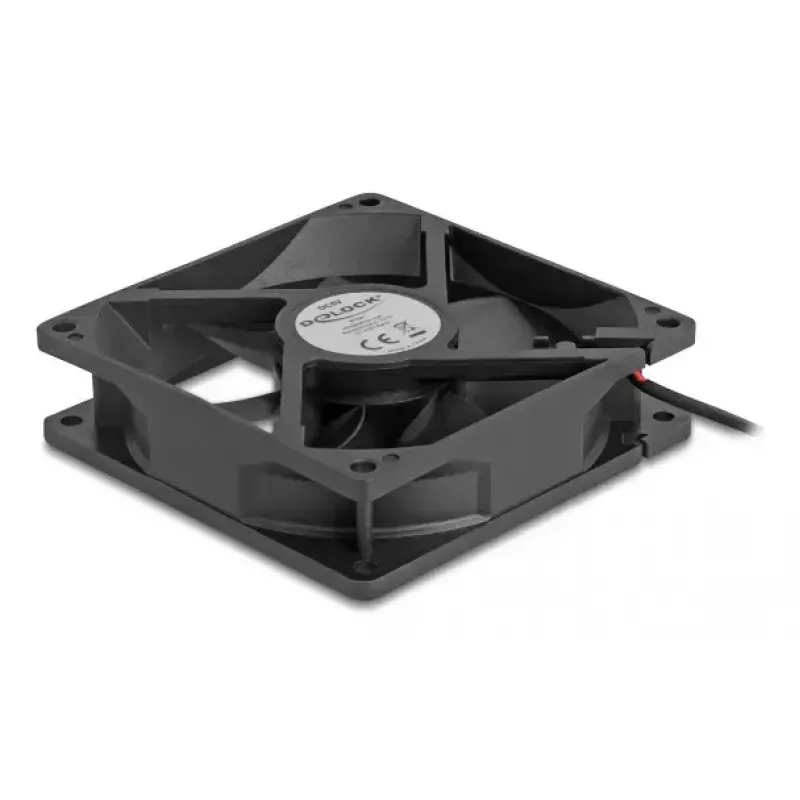 Delock 67291 axiálny ventilátor 5 V DC, 92 x 92 x 25 mm, čierny