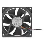 Delock 67296 axiálny ventilátor 12 V DC, 80 x 80 x 25 mm, čierny