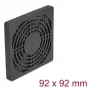 Mriežka ventilátora DELOCK 67312, ABS čierna, 96,5×96,5 mm, montážny vzor 92,5×92,5 mm