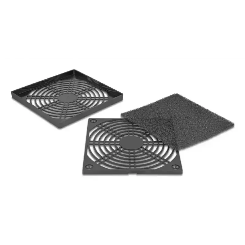 Delock 67313 mriežka ventilátora s prachovým filtrom 120 x 120 mm, čierna