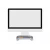 Stojan na monitor DeLOCK 18324 so zásuvkou biely