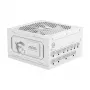 Napájací zdroj MSI MAG A1000GL PCIE5 WHITE 1000 W ATX 24-pin, 80 PLUS Gold, 135 mm ventilátor