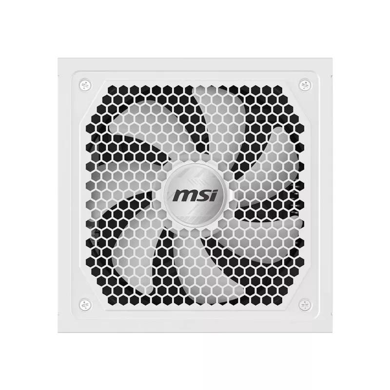 Napájací zdroj MSI MAG A1000GL PCIE5 WHITE 1000 W ATX 24-pin, 80 PLUS Gold, 135 mm ventilátor