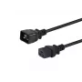 Equip 112130 napájací kábel čierny 1,8 m IEC C20 IEC C19