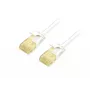 Equip Cat.6A U/UTP tenký patch kábel 0,25m biely 10000 Mbit/s