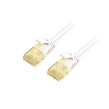 Equip Cat.6A U/UTP tenký patch kábel 2m biely 10000 Mbit/s