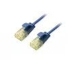 Equip Cat.6A U/UTP tenký patch kábel, 1,5 m, modrý