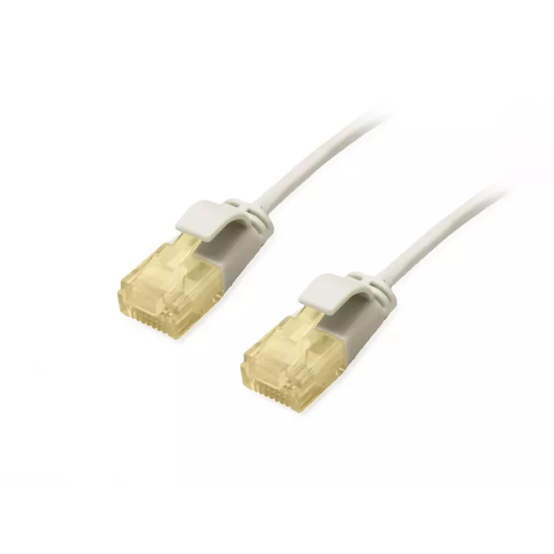 Equip Cat.6A U/UTP tenký patch kábel 1,5 m sivý 10000 Mbit/s