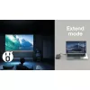 Techly IDATA USBC-HUB5WL AV extender AV vysielač a prijímač čierny