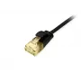 Equip Cat.6A U/UTP tenký patch kábel, 5,0 m, čierny