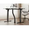 Káblový kanál Equip dvojkanálová káblová vodiaca lišta čierna