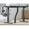 Káblový kanál Equip dvojkanálová káblová vodiaca lišta čierna