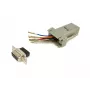 Equip DB9 na RJ45 adaptér samica sériový sivý 72x33x16mm
