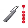 Equip USB-C 6-in-1 multifunkčný adaptér, HDMI 4K/30Hz, USB-C x4, USB-A x1, 5Gbps, 100W USB PD