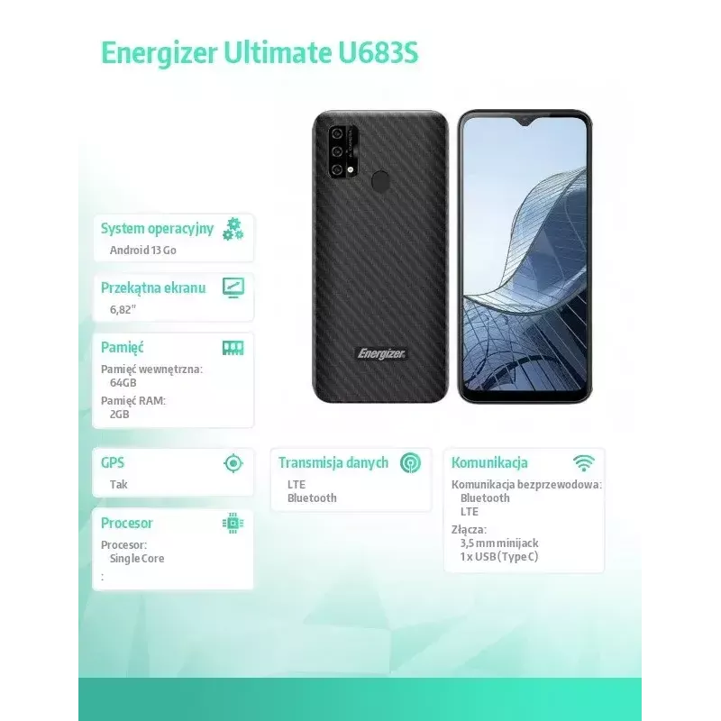 Smartphone Energizer U683SEU, 6,82
