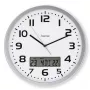Hama 00185878 nástenné/stolné hodiny analógové okrúhle strieborná, biela