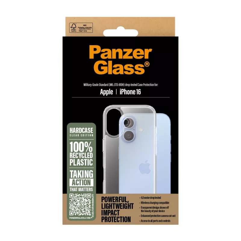 Puzdro PanzerGlass HardCase Transparent iPhone '24 6,1 palca