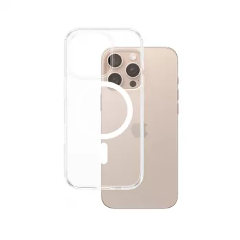 Puzdro PanzerGlass HardCase transparentné s bielym MagSafe iPhone 16 Pro Max