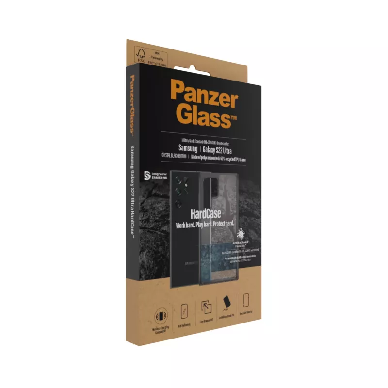 PanzerGlass® HardCase Samsung Galaxy S22 Ultra 5G – Smokey čierna