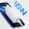 Nabíjačka usams T47 USB / USB‑C 65W PD rýchlonabíjačka — 65W USB Power Delivery, USB-A + USB-C konektory