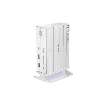 D-Link DUF-E01/E dokovacia stanica pre notebook/port replikátor káblová Thunderbolt 4 biela