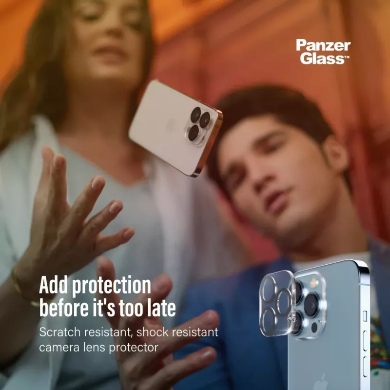 Ochranné sklo na objektív kamery PanzerGlass Apple iPhone 13 Pro 13 Pro Max odolné proti poškriabaniu a nárazom