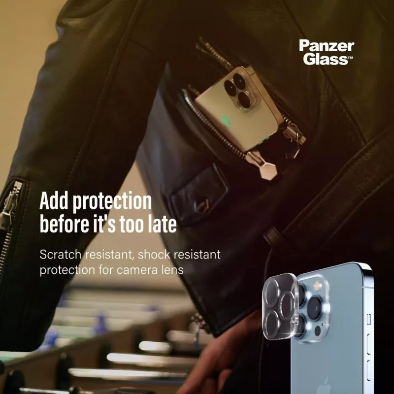 Ochranné sklo na objektív kamery PanzerGlass Apple iPhone 13 Pro 13 Pro Max odolné proti poškriabaniu a nárazom