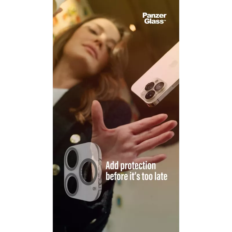 Ochranné sklo na objektív kamery PanzerGlass Apple iPhone 13 Pro 13 Pro Max odolné proti poškriabaniu a nárazom