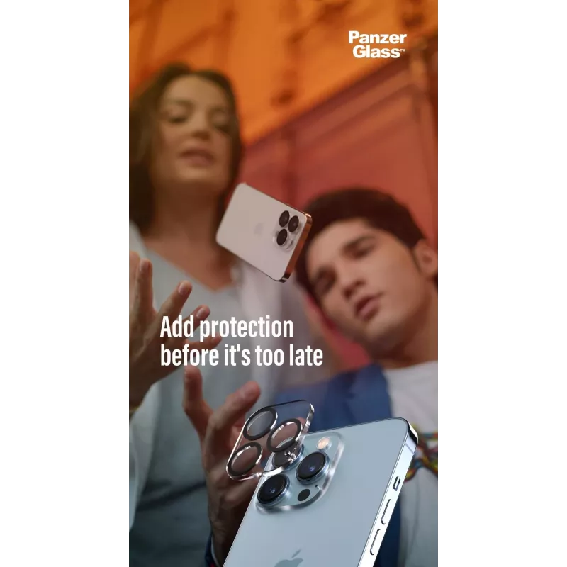 Ochranné sklo na objektív kamery PanzerGlass Apple iPhone 13 Pro 13 Pro Max odolné proti poškriabaniu a nárazom
