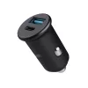 Trust Maxo 25197 autonabíjačka, 38 W, PD 3.0, QC 3.0, USB + USB-C, čierna