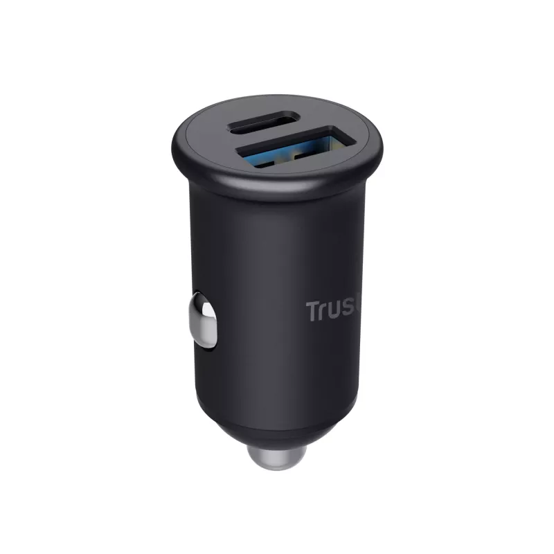 Trust Maxo 25197 autonabíjačka, 38 W, PD 3.0, QC 3.0, USB + USB-C, čierna