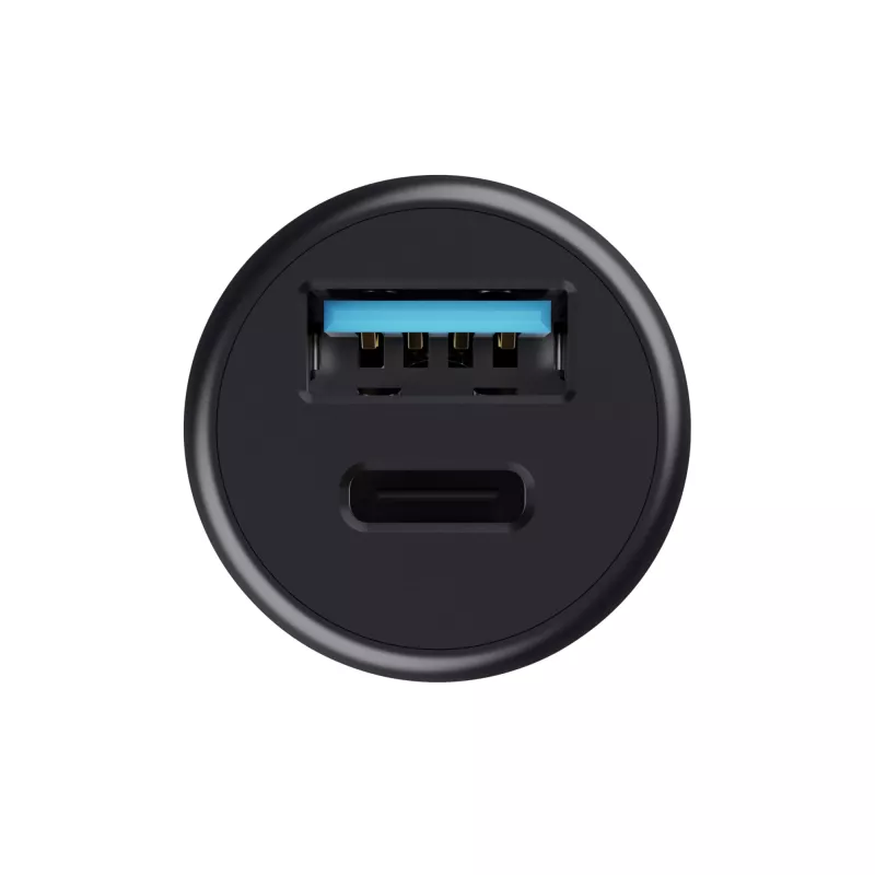 Trust Maxo 25197 autonabíjačka, 38 W, PD 3.0, QC 3.0, USB + USB-C, čierna