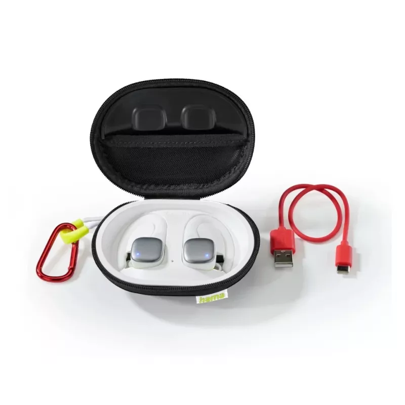 Hama Spirit Athletics headset True Wireless Stereo (TWS) ušný háčik športový Bluetooth biela, žltá