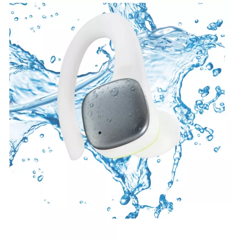 Hama Spirit Athletics headset True Wireless Stereo (TWS) ušný háčik športový Bluetooth biela, žltá