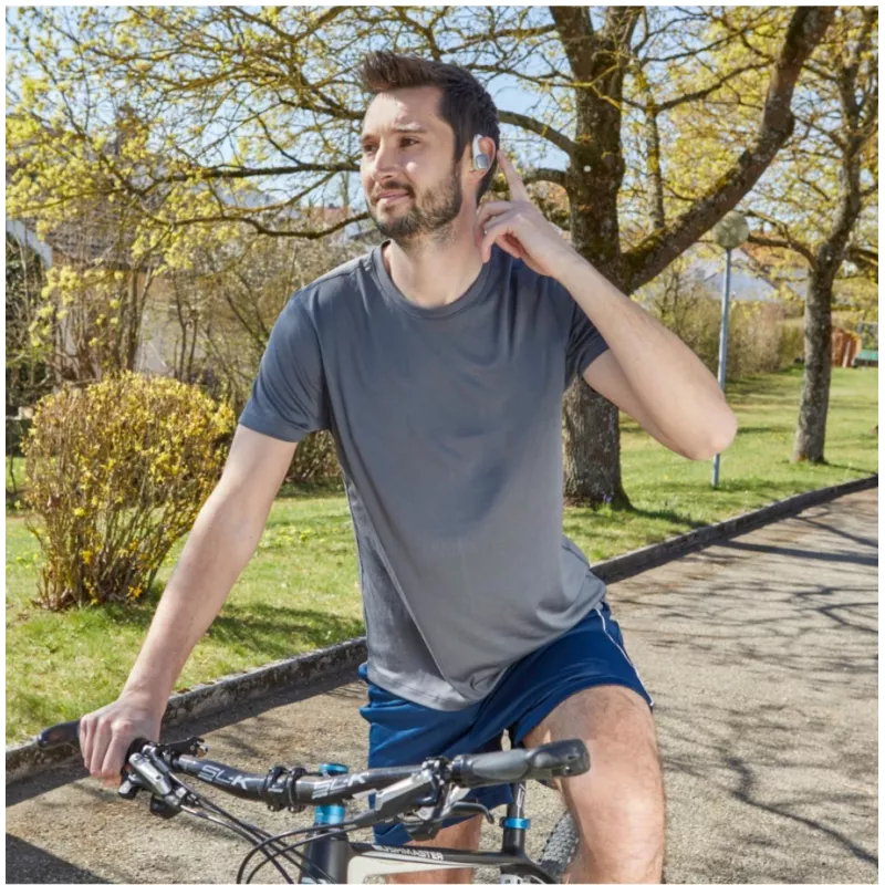 Hama Spirit Athletics headset True Wireless Stereo (TWS) ušný háčik športový Bluetooth biela, žltá