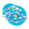 Repeater 1200 AX Edition International, sieťový repeater, 2400 Mbit/s, WLAN, Ethernet-LAN, biely