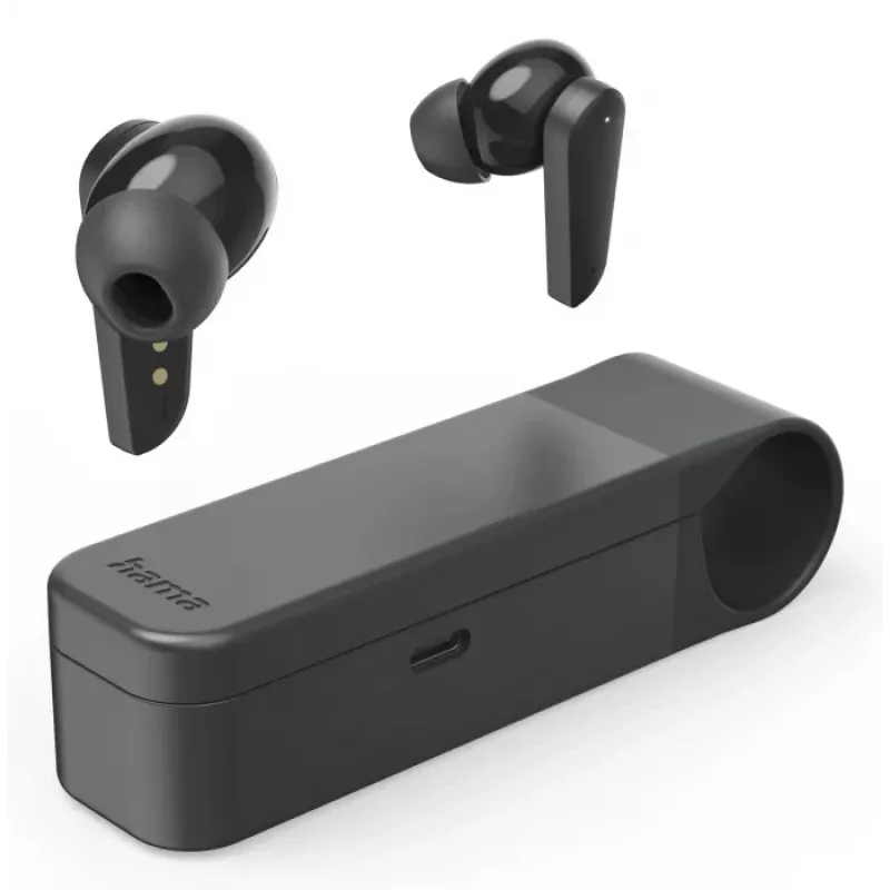 Hama Spirit Pocket II náhlavná súprava True Wireless Stereo (TWS) do uší hovory/hudba Bluetooth čierna