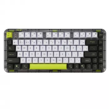 ASUS Jelly75 KD201 mechanická klávesnica, 75% rozloženie, USB, RF Wireless a Bluetooth, viacfarebná