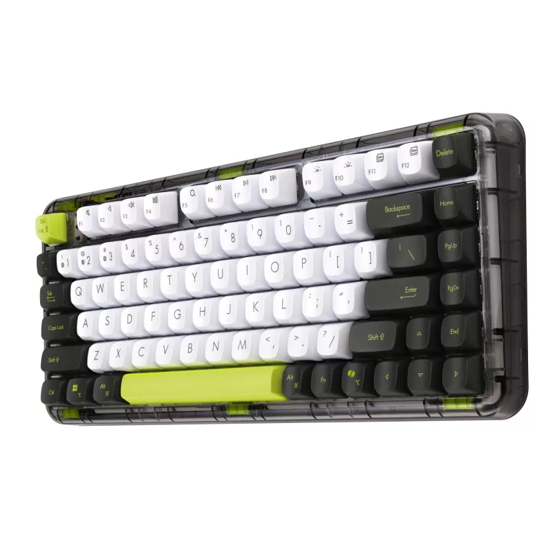 ASUS Jelly75 KD201 mechanická klávesnica, 75% rozloženie, USB, RF Wireless a Bluetooth, viacfarebná