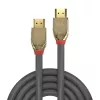 Lindy 37868 Gold Line kábel HDMI s Ethernetom, HDMI (M) na HDMI (M), 20 m, 4K, trojitá izolácia, sivý